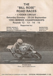 Programme cover of Lydden Hill Race Circuit, 26/09/1993