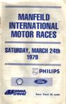 Programme cover of Manfeild Circuit, 24/03/1979