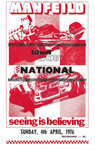 Programme cover of Manfeild Circuit, 04/04/1976