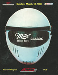 Programme cover of Martinsville Speedway, 13/03/1988