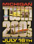 Programme cover of Michigan International Speedway, 16/07/1972