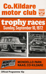 Programme cover of Mondello Park, 10/09/1972