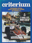 Programme cover of Montjuïc, 27/04/1975