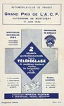 Programme cover of Linas-Montlh&eacute;ry, 11/07/1933