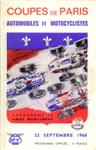 Programme cover of Linas-Montlh&eacute;ry, 22/09/1968
