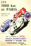 Programme cover of Linas-Montlh&eacute;ry, 13/10/1968
