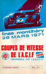 Programme cover of Linas-Montlh&eacute;ry, 28/03/1971