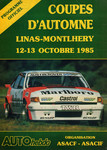 Programme cover of Linas-Montlh&eacute;ry, 13/10/1985