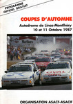 Programme cover of Linas-Montlh&eacute;ry, 11/10/1987