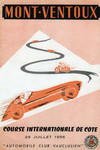 Programme cover of Mt. Ventoux Hill Climb, 29/07/1956
