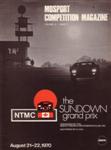 Programme cover of Mosport Park, 22/08/1970