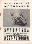 Programme cover of Most, 28/07/1985