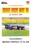Programme cover of Most, 23/10/1993
