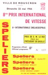 Programme cover of Mouscron, 22/05/1966