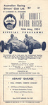 Programme cover of Mt. Druitt, 16/05/1954