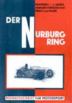Cover of Nürburgring Magazine, 1928
