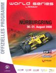 Programme cover of N&uuml;rburgring, 31/08/2008