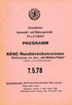 Programme cover of N&uuml;rburgring, 07/05/1978