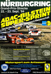 Programme cover of N&uuml;rburgring, 23/09/1984
