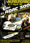 Programme cover of N&uuml;rburgring, 07/04/1985