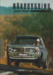 Cover of Nürburgring Magazine, 1968