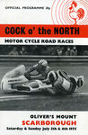 Programme cover of Oliver's Mount Circuit, 06/07/1975