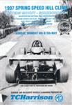 Programme cover of Oliver's Mount Hill Climb, 05/05/1997