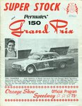 Programme cover of Orange Show Speedway, 21/10/1972