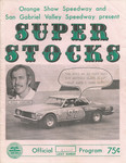 Programme cover of Orange Show Speedway, 03/06/1973