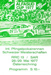 Programme cover of &Ouml;sterreichring, 29/05/1977