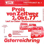 Programme cover of &Ouml;sterreichring, 02/10/1977