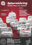 Programme cover of &Ouml;sterreichring, 11/10/1981