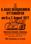 Programme cover of Ottenh&ouml;fen Hill Climb, 07/08/1977