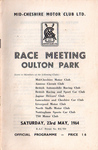 Programme cover of Oulton Park Circuit, 23/05/1964