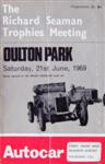 Programme cover of Oulton Park Circuit, 21/06/1969