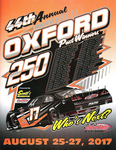 Programme cover of Oxford Plains Speedway, 27/08/2017