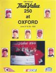Programme cover of Oxford Plains Speedway, 28/06/1992