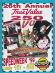 Programme cover of Oxford Plains Speedway, 04/07/1999