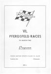Programme cover of Pferdsfeld, 19/03/1961