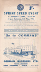 Programme cover of Phoenix Park (IRL), 05/05/1956