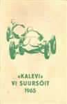 Programme cover of Pirita-Kose-Kloostrimetsa, 10/10/1965
