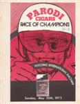 Programme cover of Pocono Raceway, 20/05/1973