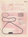 Programme cover of Pocono Raceway, 24/09/1978