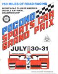 Programme cover of Pocono Raceway, 31/07/1983
