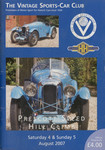 Programme cover of Prescott Hill Climb, 05/08/2007