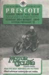 Programme cover of Prescott Hill Climb, 20/08/1950