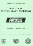 Programme cover of Pukekohe Park Raceway, 25/03/1990
