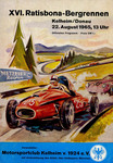 Programme cover of Ratisbona Hill Climb, 22/08/1965