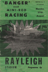 Programme cover of Rayleigh Stadium, 27/08/1973