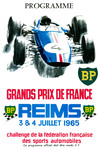 Programme cover of Reims, 04/07/1965